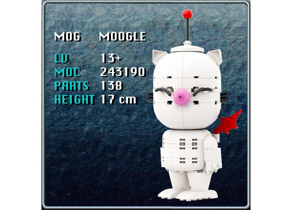 LEGO MOC Mog from Final Fantasy by Michelanlego | Rebrickable - Build