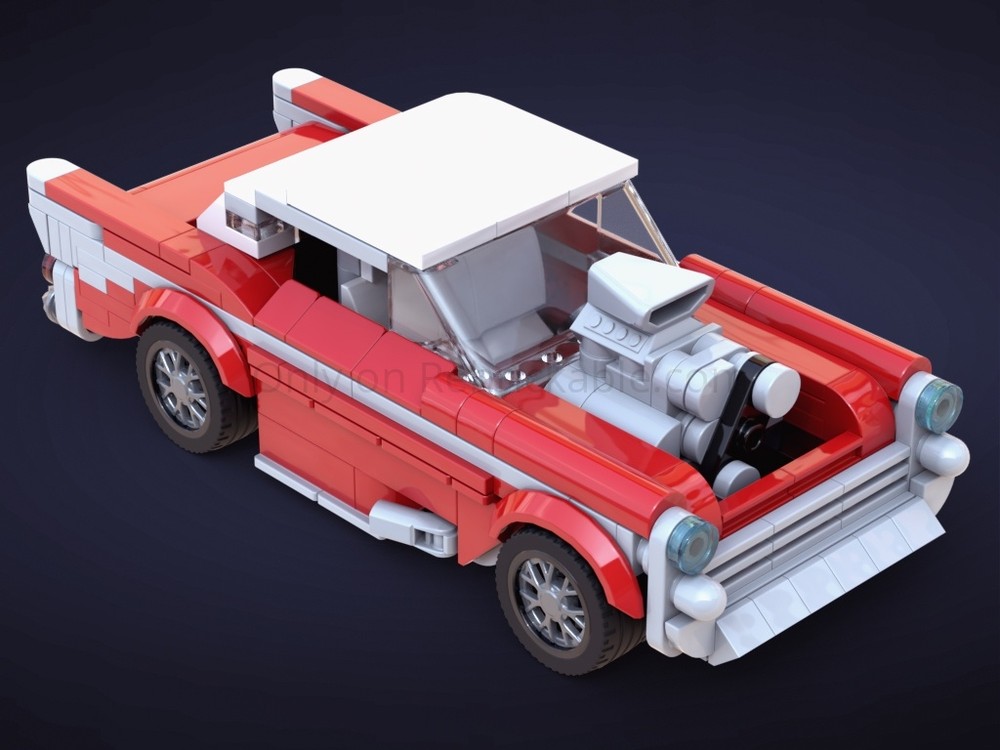 LEGO MOC Retro Racer by BuildyBat | Rebrickable - Build with LEGO