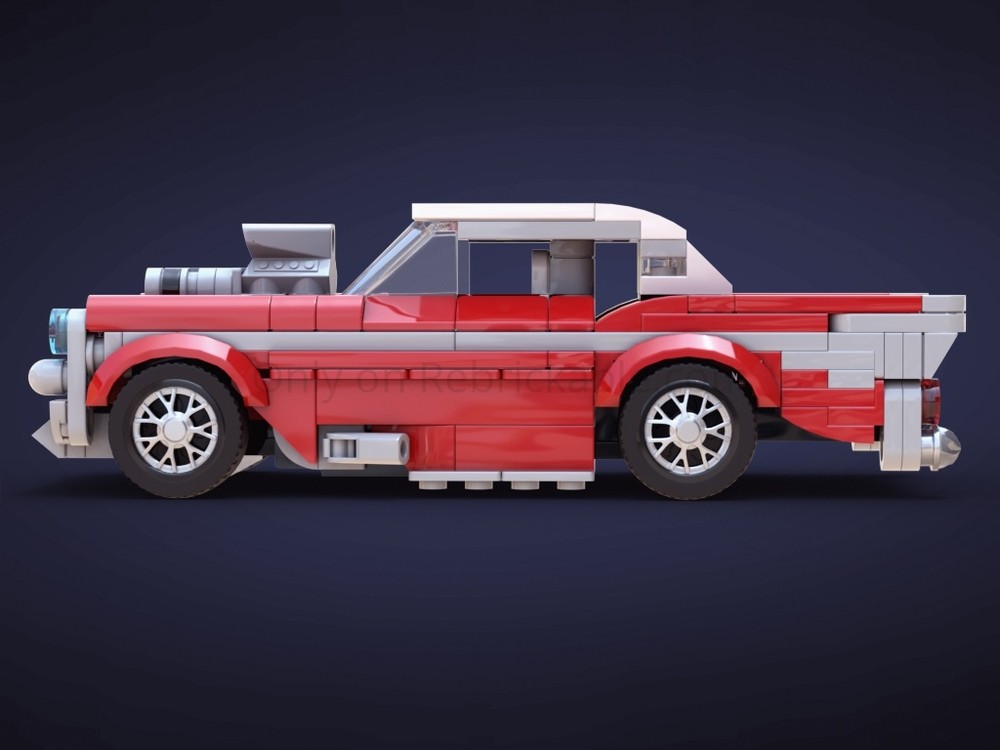 LEGO MOC Retro Racer by BuildyBat | Rebrickable - Build with LEGO