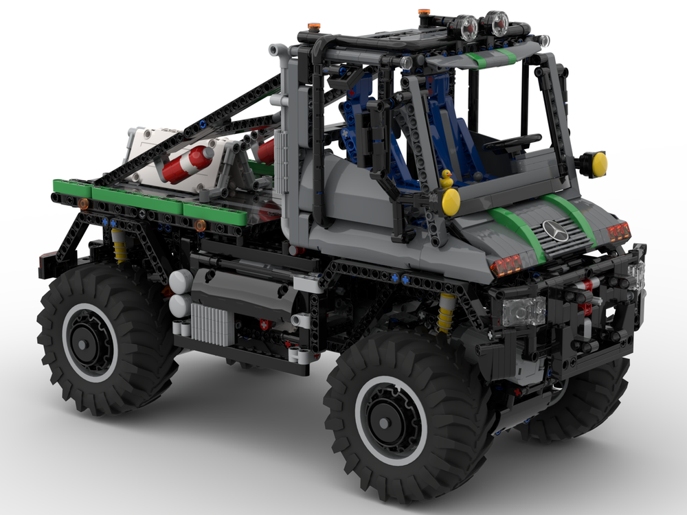 ⭐️CR01 UNIMOG⭐️ LEGO MOC-243312 Unimog Trial Truck 4x4 RC Difflock MK2 