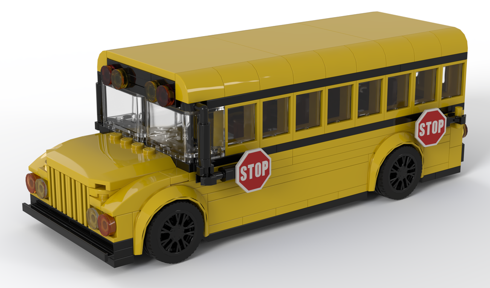 LEGO MOC-243343 School Bus by chichikb | Rebrickable - Build with LEGO