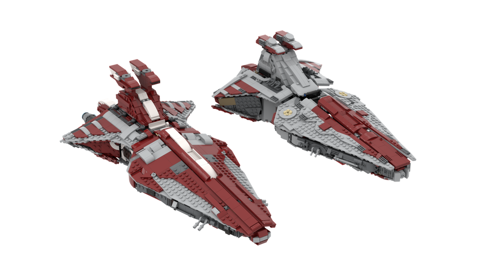 LEGO MOC Coruscant Guard Venator - Playset - 75362 + 75354