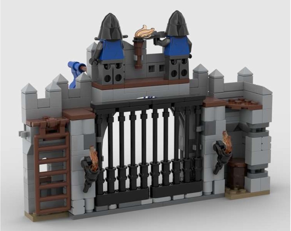LEGO MOC-243377 MEDIEVAL GATE by SONNIK | Rebrickable - Build with LEGO