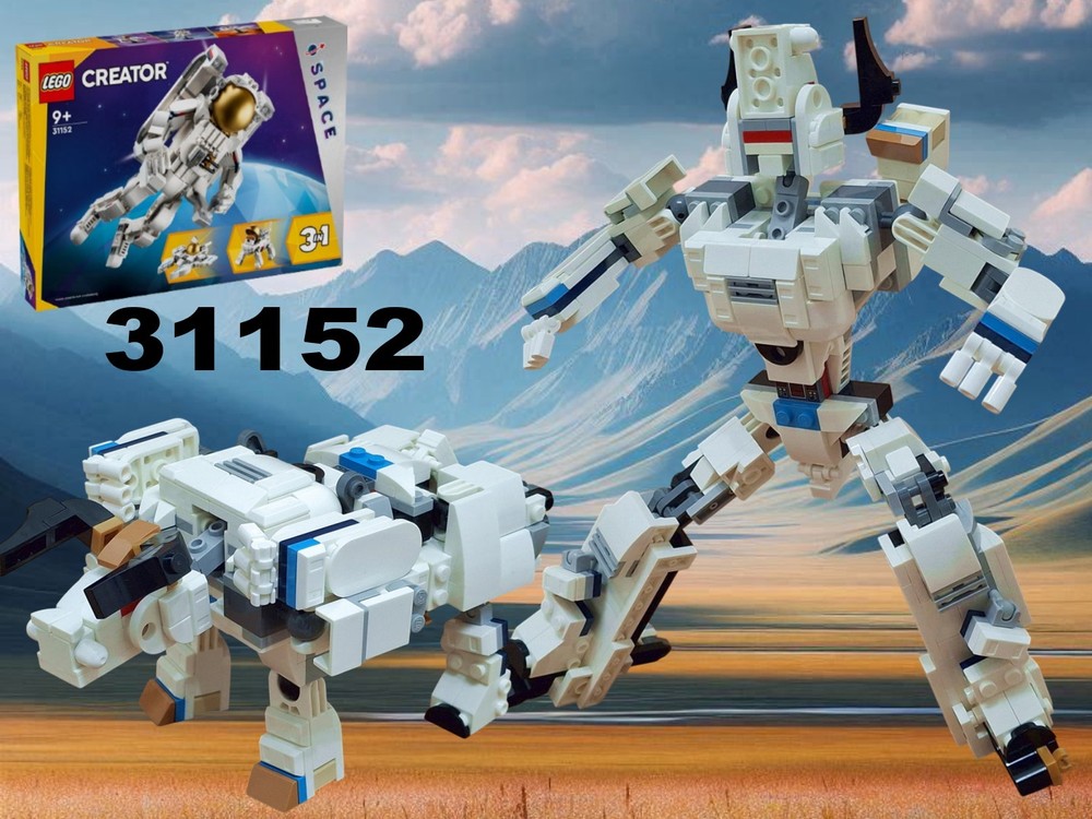 LEGO MOC Transformer Bull / Predacon Tantrum using LEGO Creator