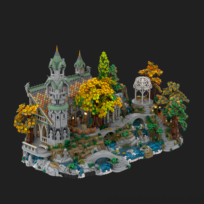 LEGO MOC-243472 Rivendell Display Base by rebelnili | Rebrickable ...