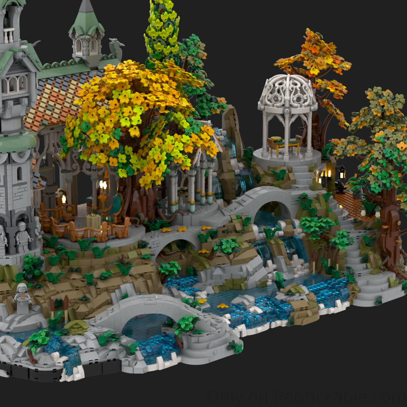 LEGO MOC-243472 Rivendell Display Base by rebelnili | Rebrickable ...
