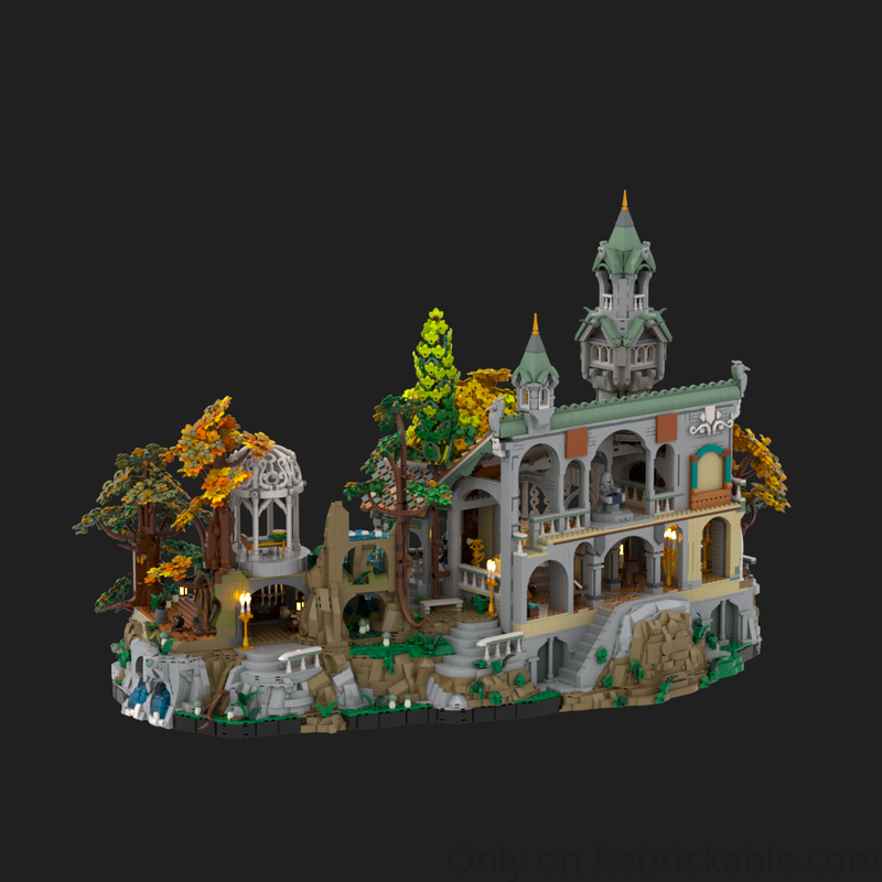 LEGO MOC-243472 Rivendell Display Base by rebelnili | Rebrickable ...