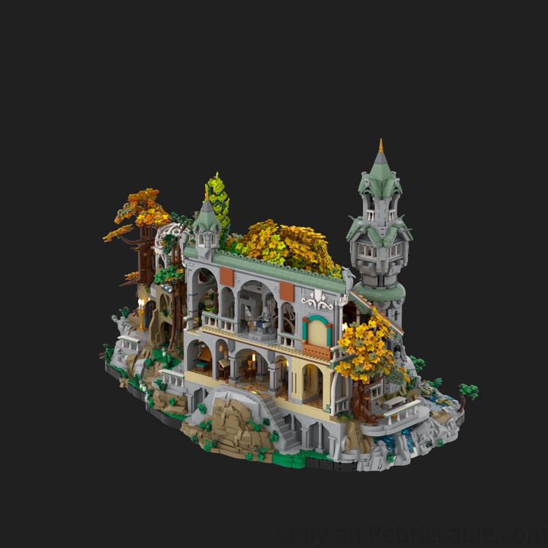 LEGO MOC-243472 Rivendell Display Base by rebelnili | Rebrickable ...