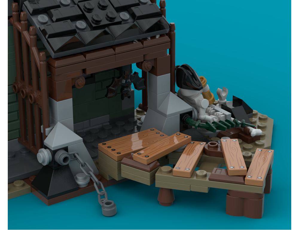 LEGO MOC Skeleton Point Lighthouse by Lefty2444 | Rebrickable - Build ...