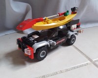 Small SUV with Kayak
