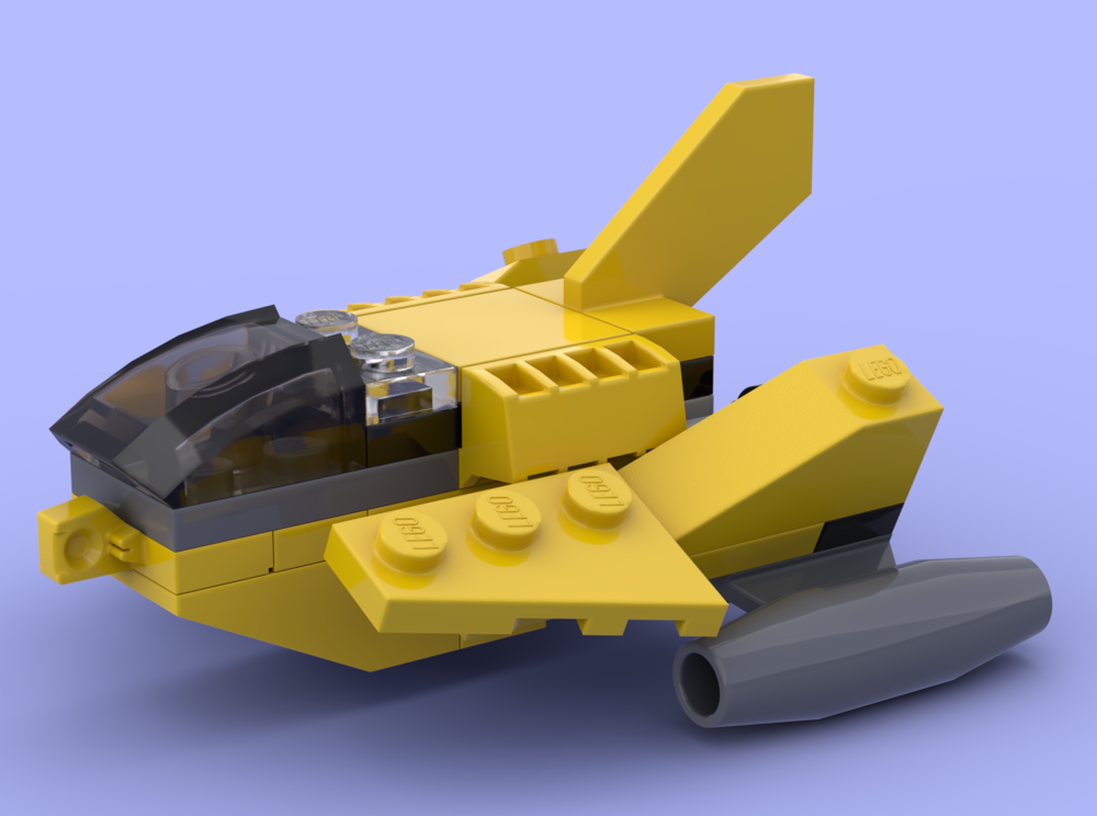 LEGO MOC-243489 4348 - Sea Speeder by JusTiCe8 | Rebrickable - Build ...
