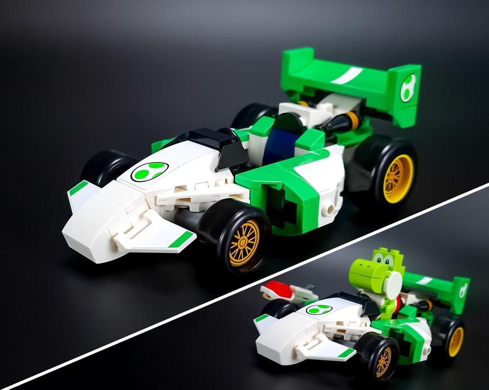LEGO MOC-243509 Mario Kart Yoshi's B-Dasher MKII by SFH_Bricks