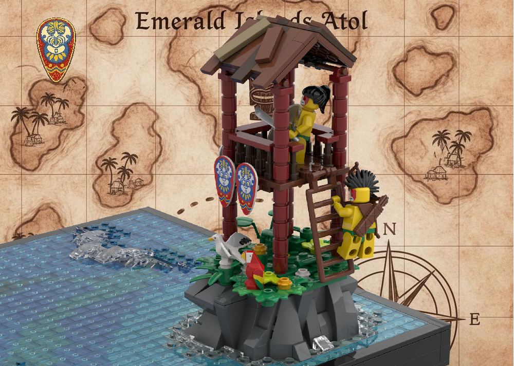 LEGO MOC 🏝️ THE ISLANDERS WATCHTOWER OF THE REEF! 🌊 by JollyRogers8441 ...