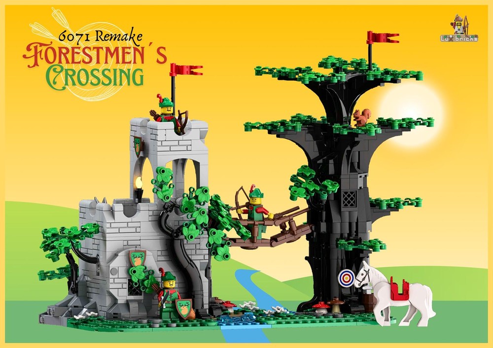 LEGO MOC-243565 6071 Forestmen's Crossing Remake by lux.bricks