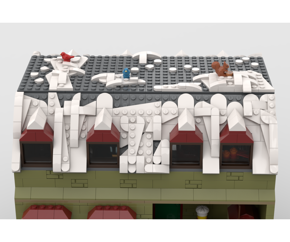 LEGO MOC-243613 Winter shops by Jeronnes | Rebrickable - Build with LEGO