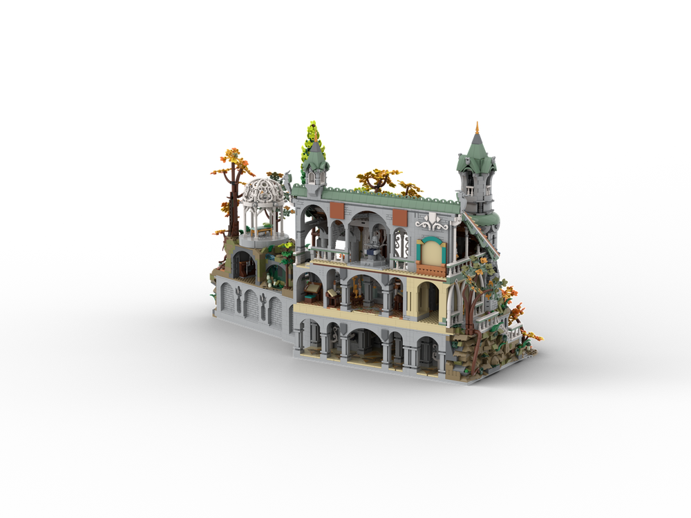 LEGO MOC-243614 10316 Base for Rivendell with an Ancestral Hall by Max ...