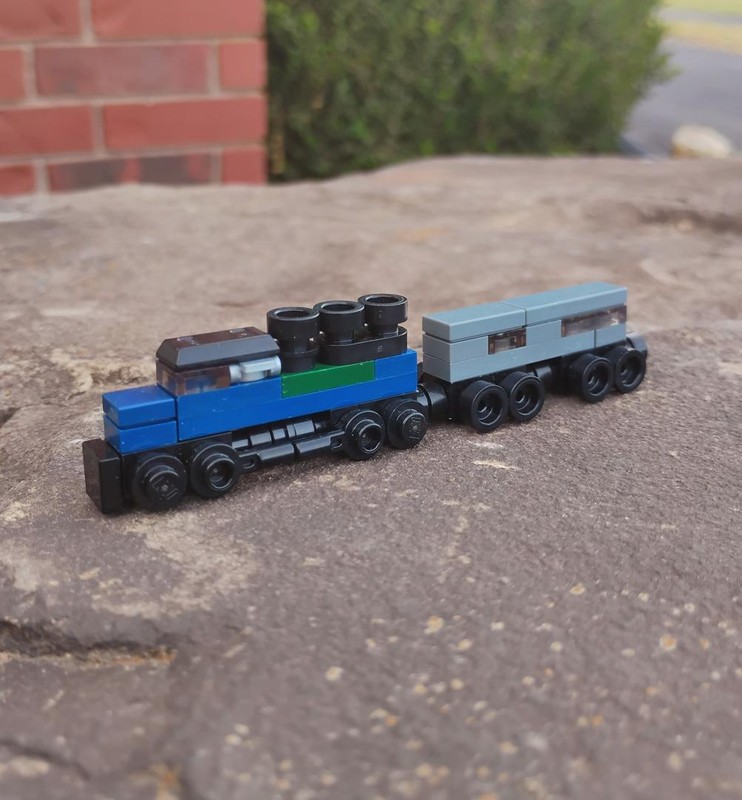 LEGO MOC-243625 Mini Train by thebrickartist2992 | Rebrickable - Build ...
