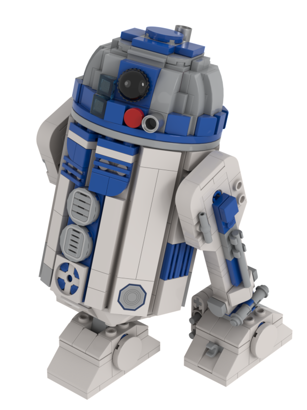 LEGO MOC Head-Mod for Mid-size R2-D2 by DanSto by | Rebrickable - Build with