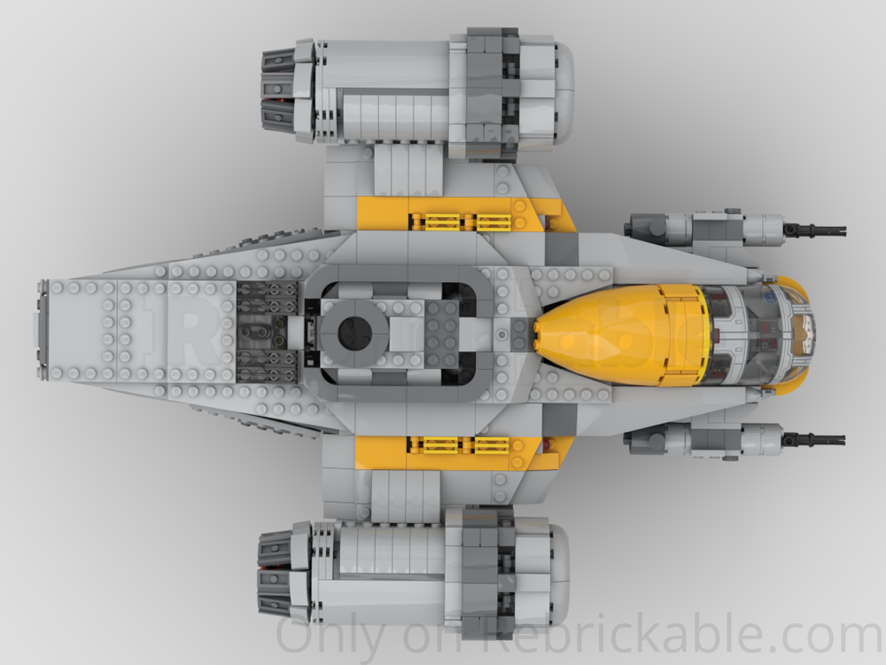 LEGO MOC-243661 75292 Razor-Crest Modifications: Mando and Grogu by ...