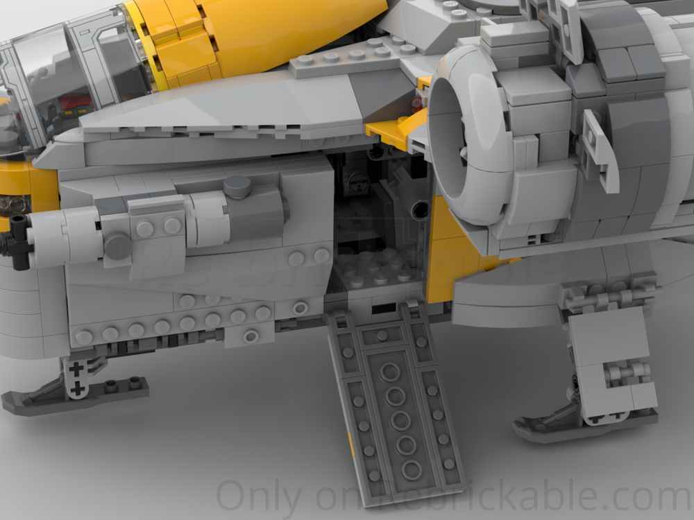 LEGO MOC-243661 75292 Razor-Crest Modifications: Mando and Grogu by ...