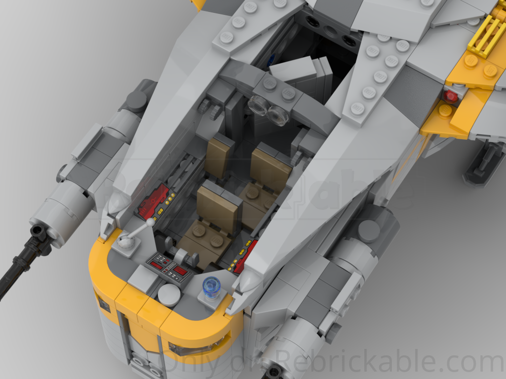 LEGO MOC-243661 75292 Razor-Crest Modifications: Mando and Grogu by ...