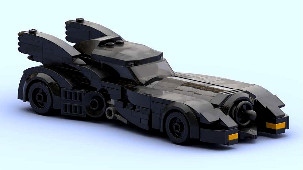 LEGO MOC-24367 1989 Batmobile from Tim Burtons Movies in minifig scale ...