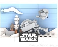 Plate "SW Ep V - Empire Strikes Back" Insert for set 40774