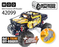 42099 4X4 X-treme Off-Roader RC MOD for Power Function & BuWizz Mortors