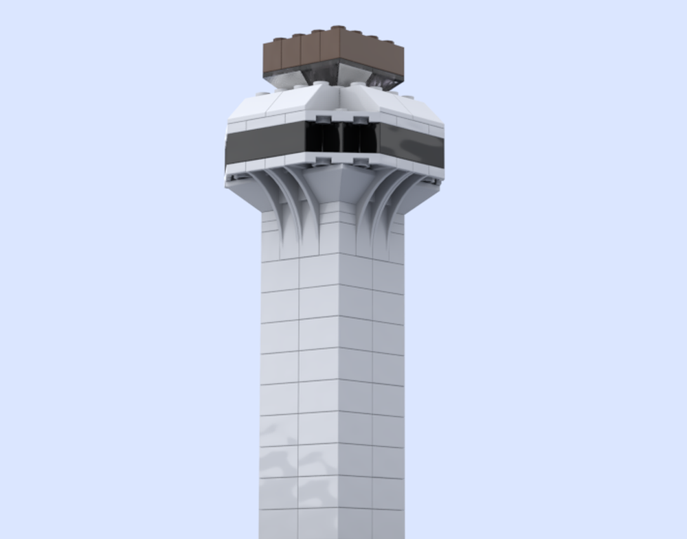 LEGO MOC-243748 KDTW Detroit Tower by DarceVader | Rebrickable - Build ...