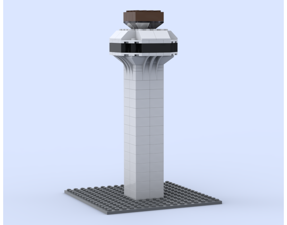 LEGO MOC-243748 KDTW Detroit Tower by DarceVader | Rebrickable - Build ...