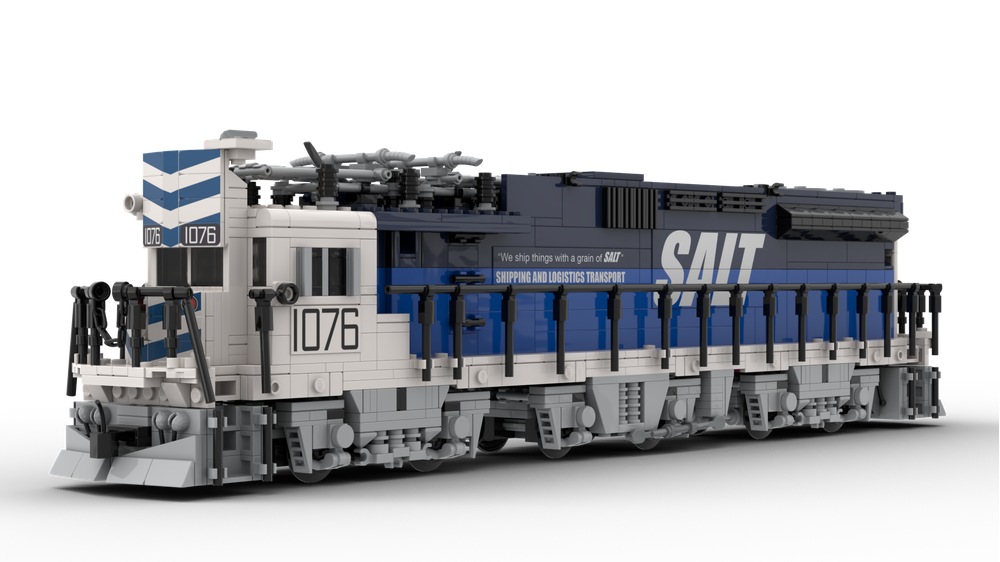 LEGO MOC-243760 EMD GM10B SALT by Yellow.LXF | Rebrickable - Build with ...