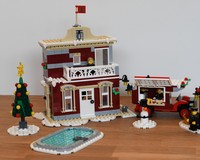 Winter Village House and FoodTruck 10263