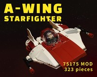 A-Wing Starfighter (75175 MOD)