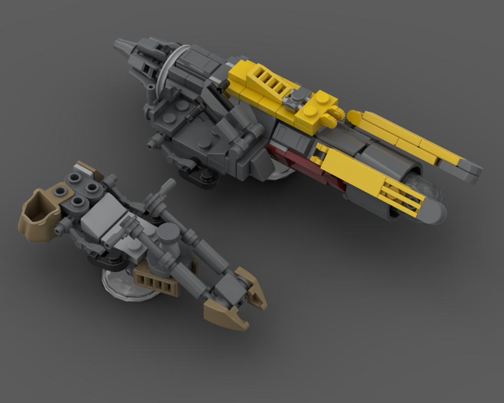 LEGO MOC-244027 Cobb Vanth and Mandalorian's Speeders by Brick