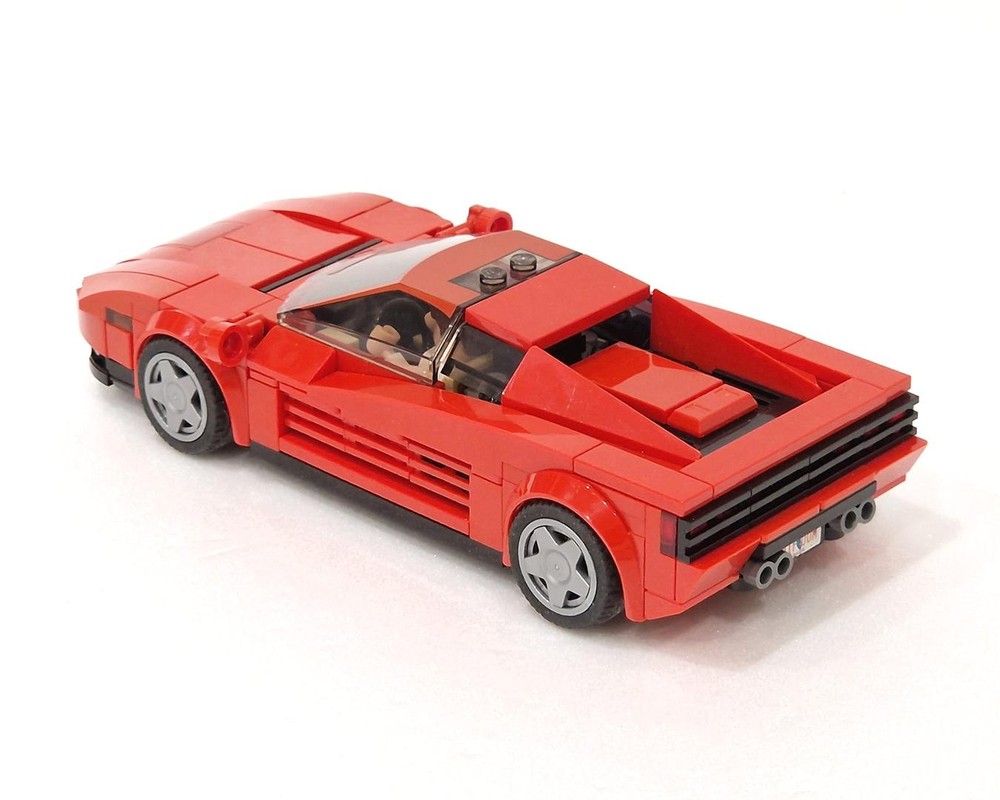 LEGO MOC Testarossa - Rosso Corsa by firefabric | Rebrickable - Build ...