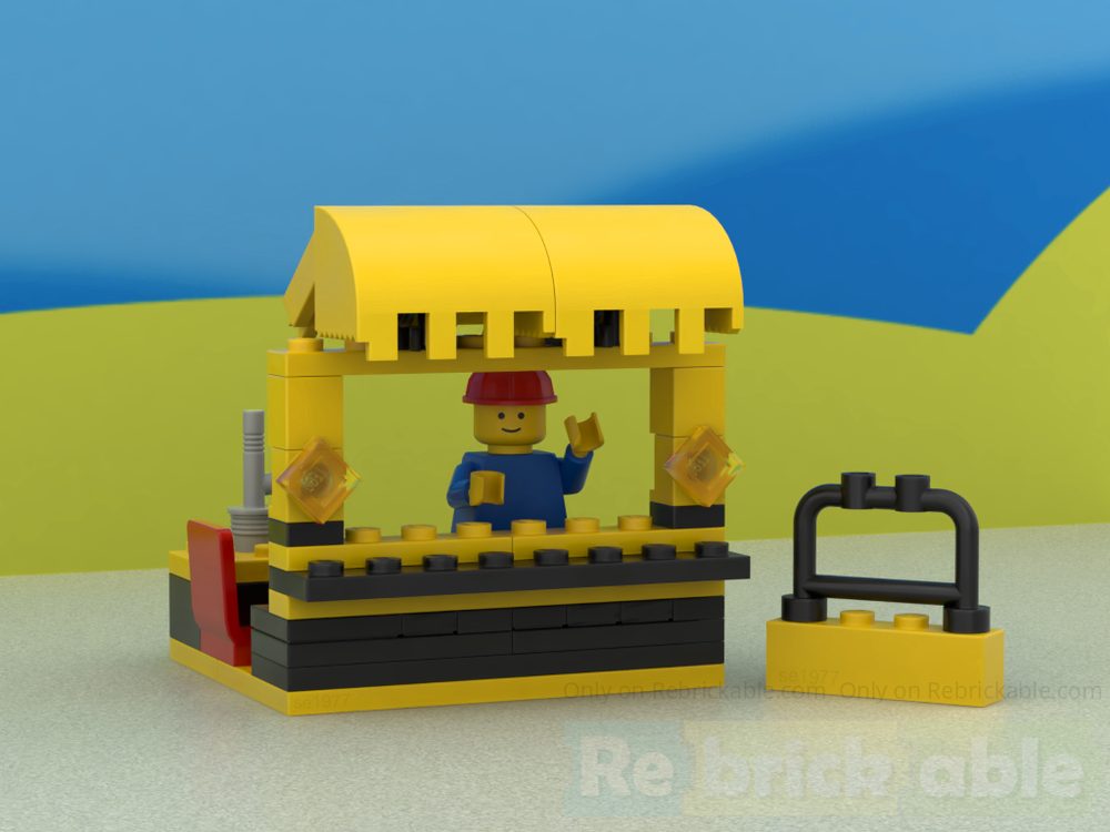 LEGO MOC-244102 6678 Information kiosk by se1977 | Rebrickable - Build ...