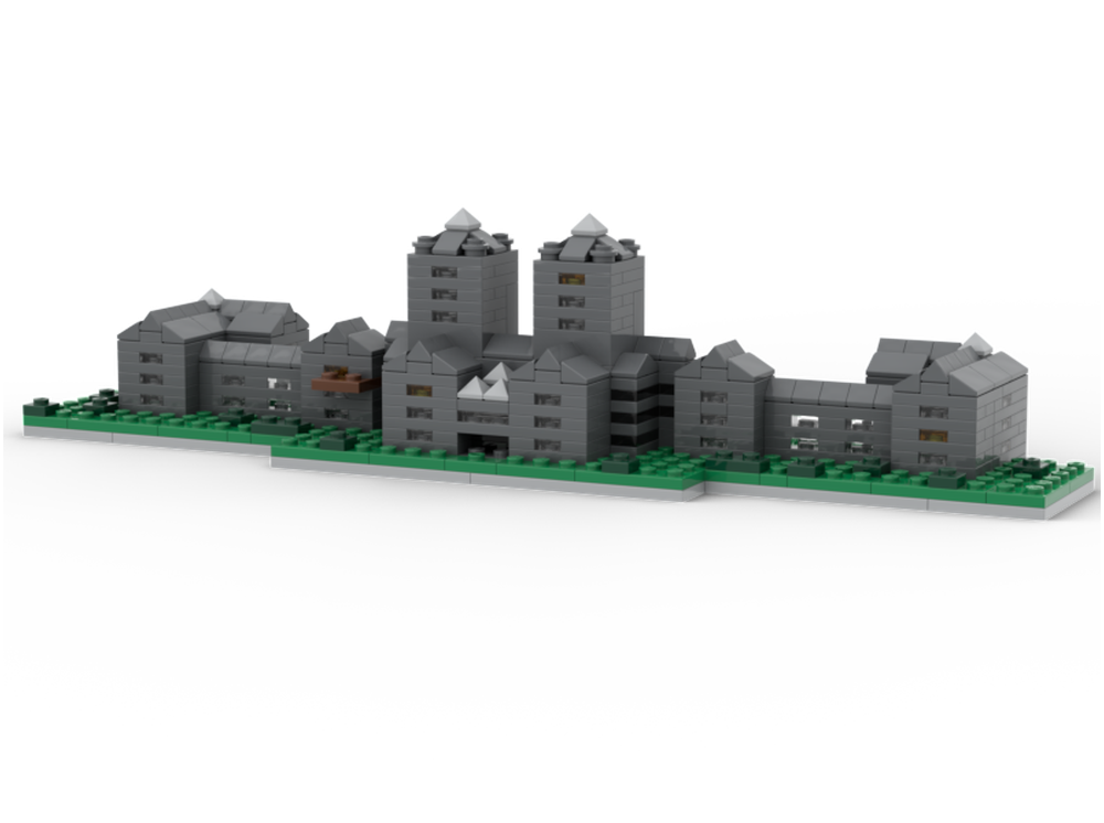 LEGO MOC-244147 Mount Massive Asylum - Micro Building (Outlast) by ...