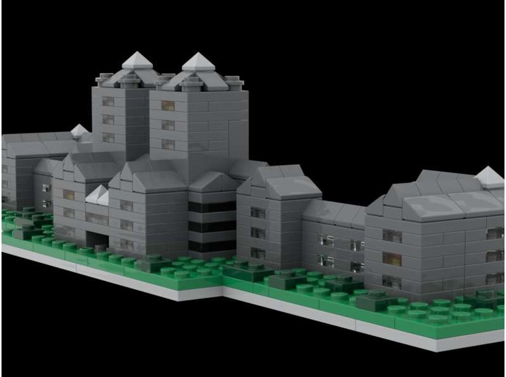 LEGO MOC-244147 Mount Massive Asylum - Micro Building (Outlast) by ...