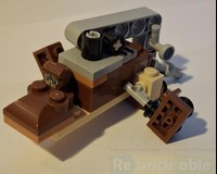 Hovercraft crane