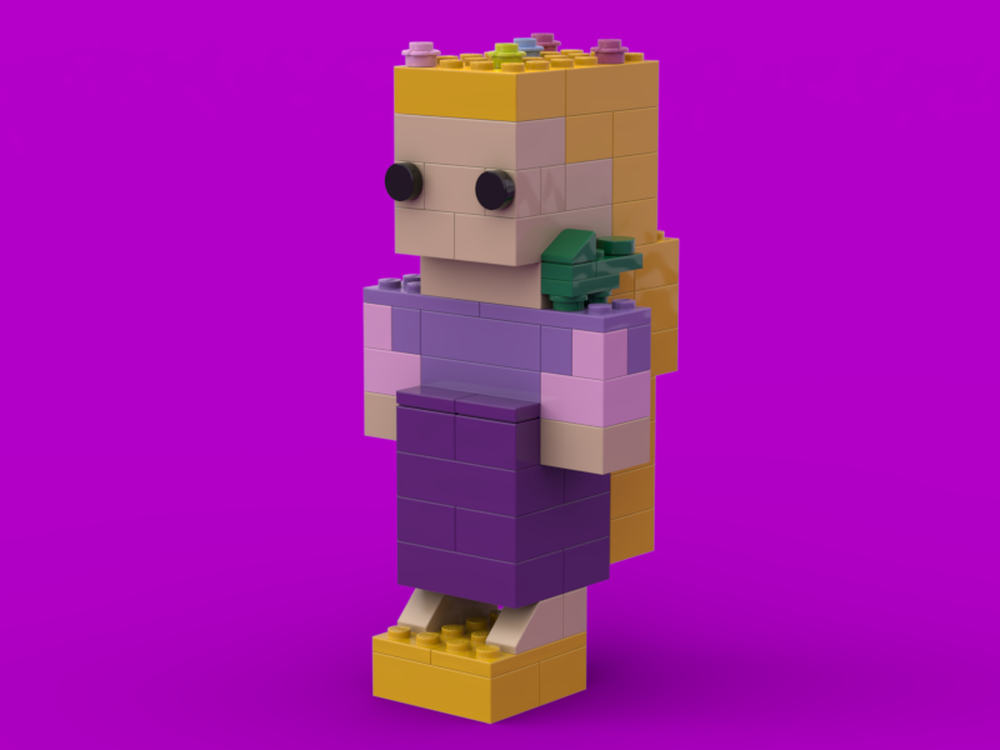LEGO MOC-244261 Rapunzel (and Pascal) figure(s) by ...