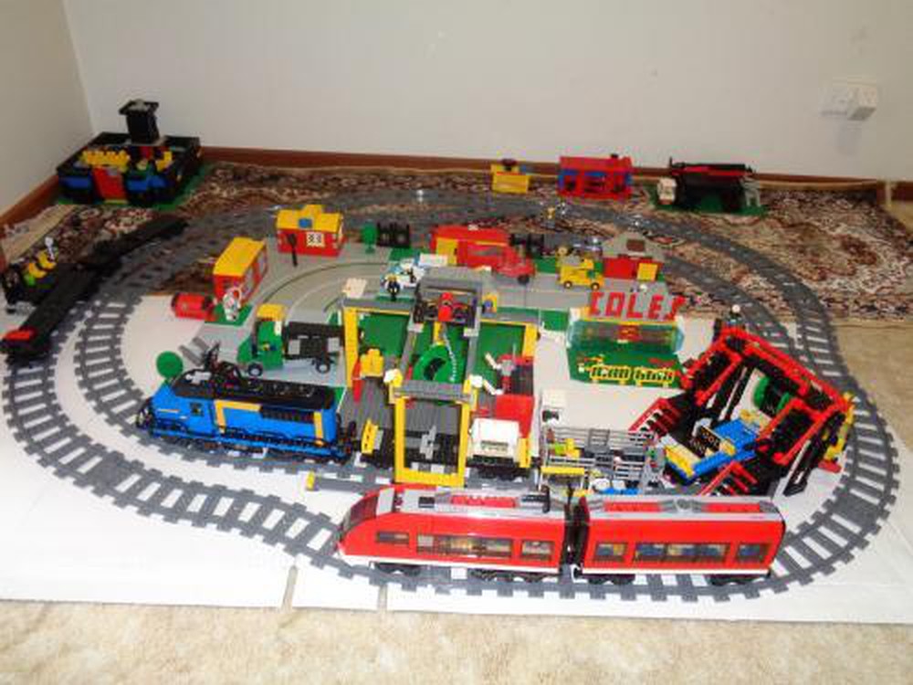 Stewart ø Ærlighed ustabil LEGO MOC Double loop track layout by bhavnagri.vic@gmail.com | Rebrickable  - Build with LEGO