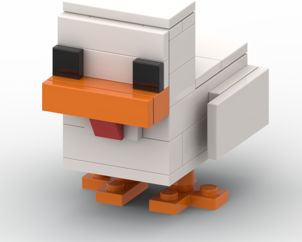 LEGO MOC-244338 Chicken by dc1211 | Rebrickable - Build with LEGO