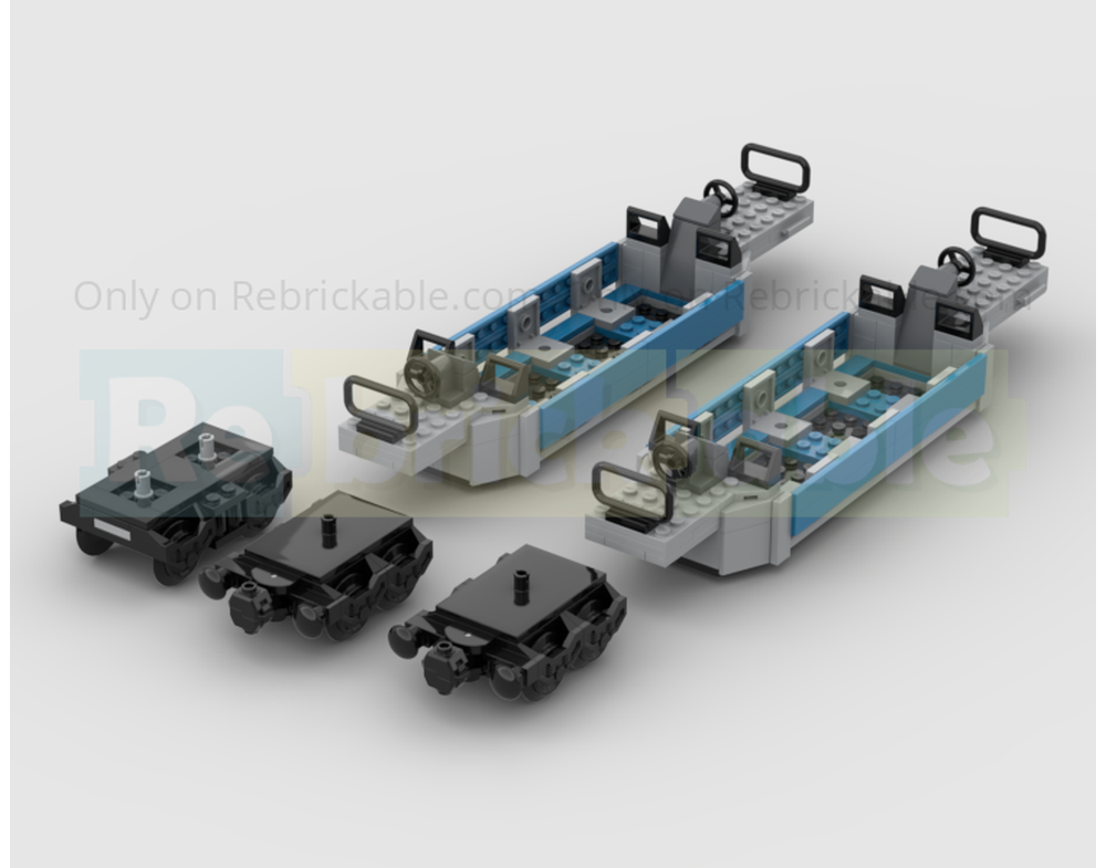 LEGO MOC-244396 Double Container Car by tand86 | Rebrickable - Build ...