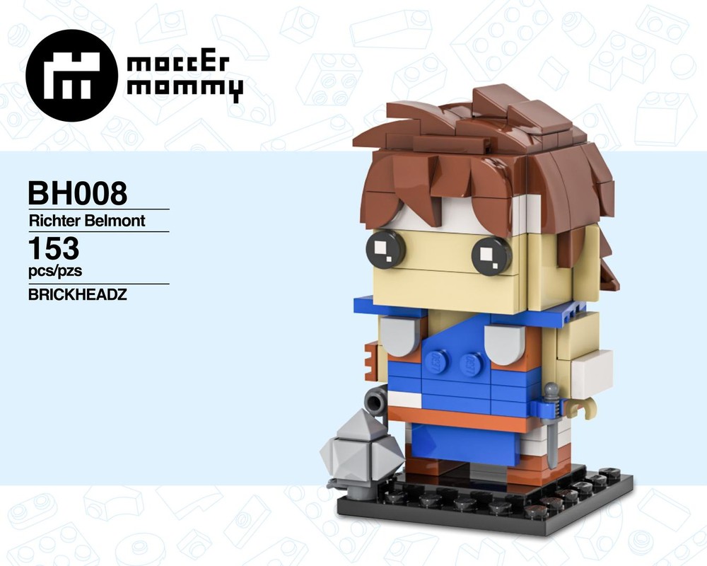 LEGO MOC-244486 Richter Belmont - Castlevania - Brickheadz by ...
