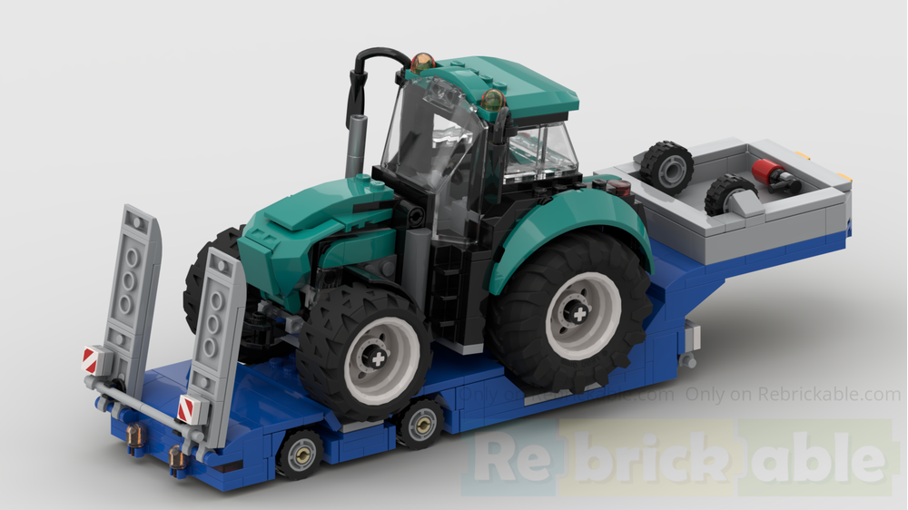 LEGO MOC-244490 Trailer with wheel recesses by phigeon | Rebrickable ...