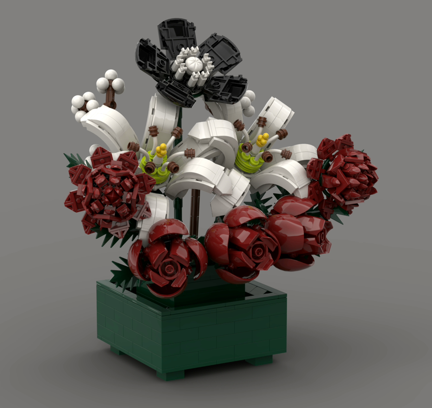 LEGO MOC The Dark Bouquet by Danielbrickson | Rebrickable - Build with LEGO