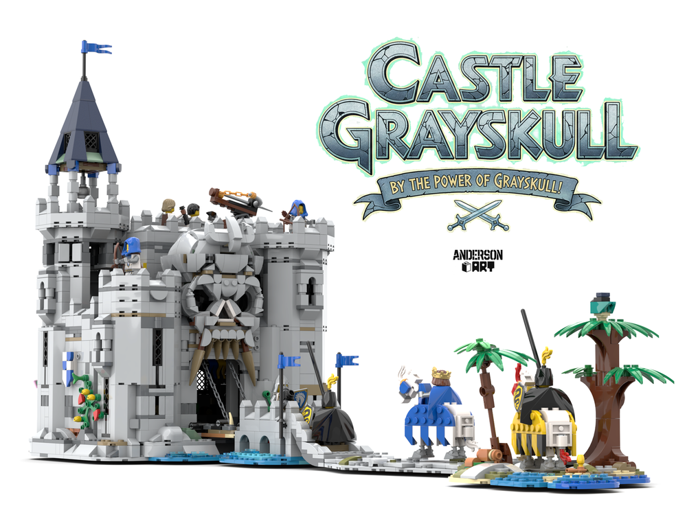 LEGO MOC-244703 Castle Grayskull (2x 31168 + 2x 31171) by