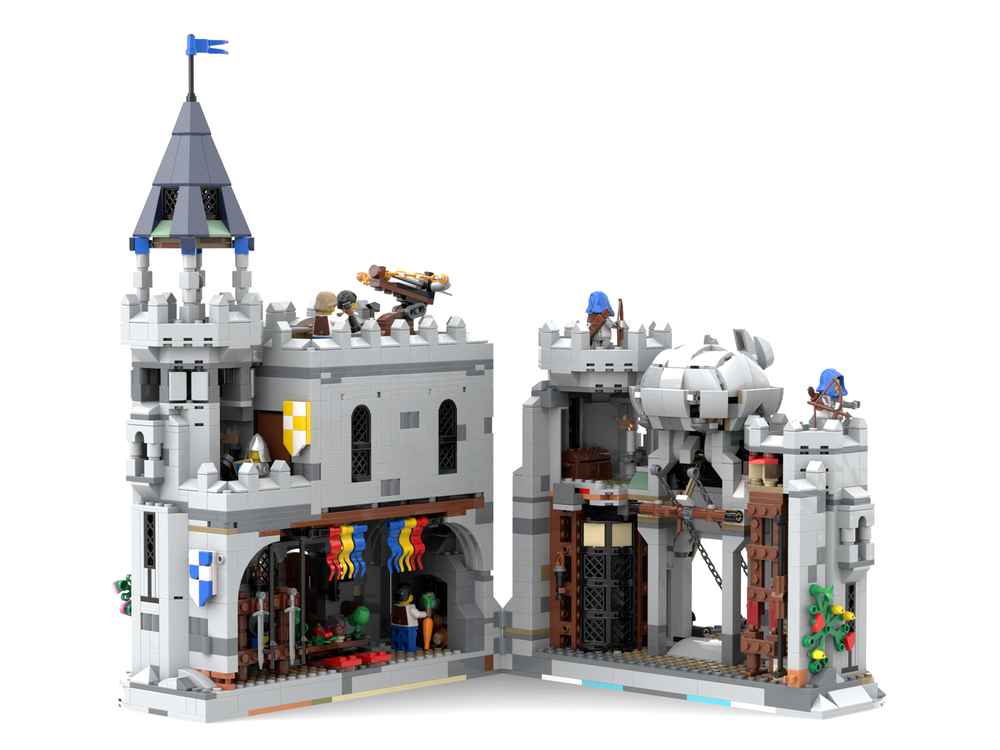 トウシ様 LEGO MOC-244703 Castle Grayskull (2x 31168 + 2x 31171) by