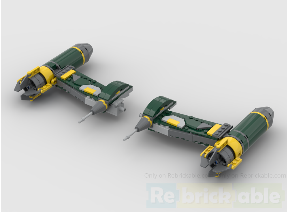 LEGO MOC-244714 Botajef Shipyards SS-56 Starfighter by Darklordofsword ...