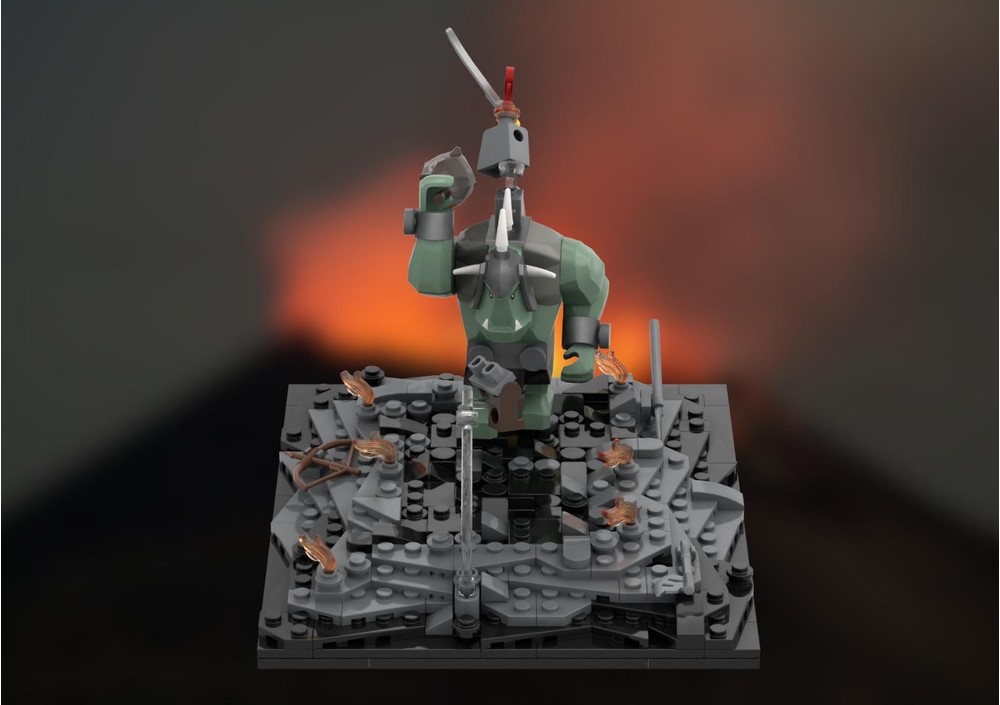LEGO MOC-244720 Oops...Too strong! Troll VS Elf by BrickNstories (Théo ...